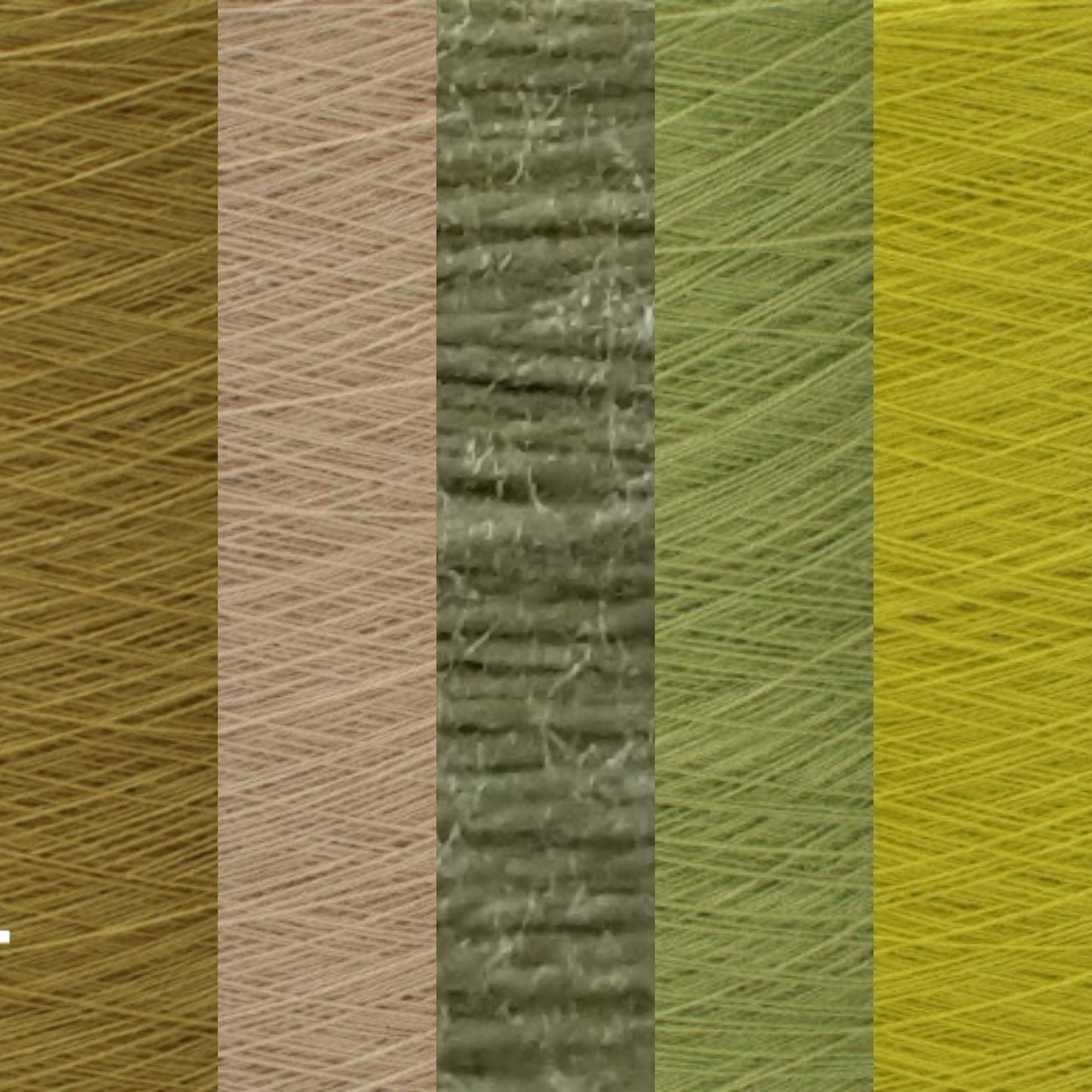 "Beach grass" cotton/acrylic ombre yarn cake