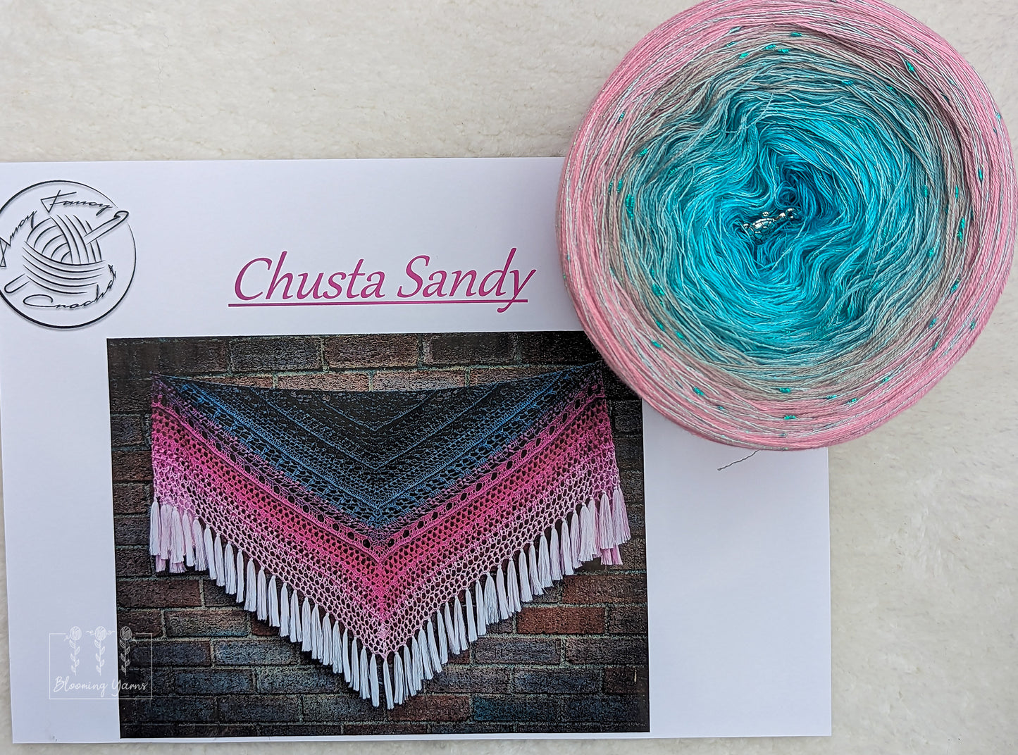 Sandy shawl pattern by Ancy-Fancy in Polish only