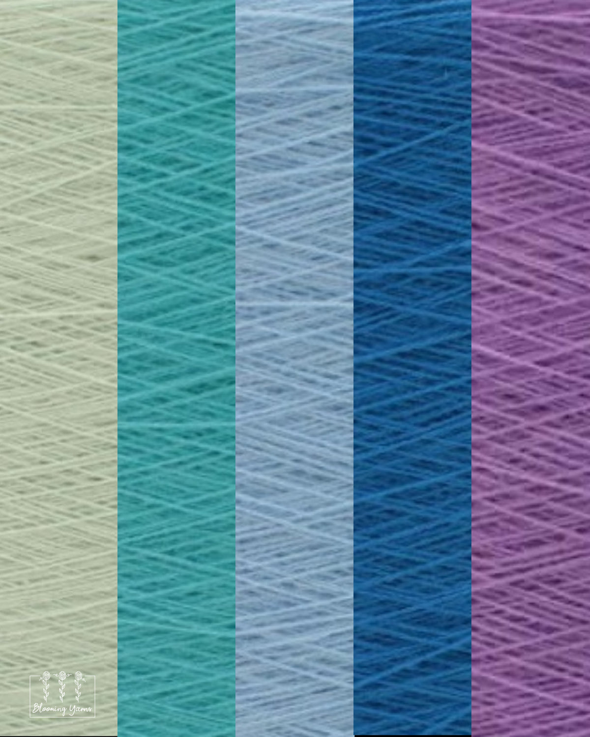 "Loch of Tranquility" gradient ombre yarn cake