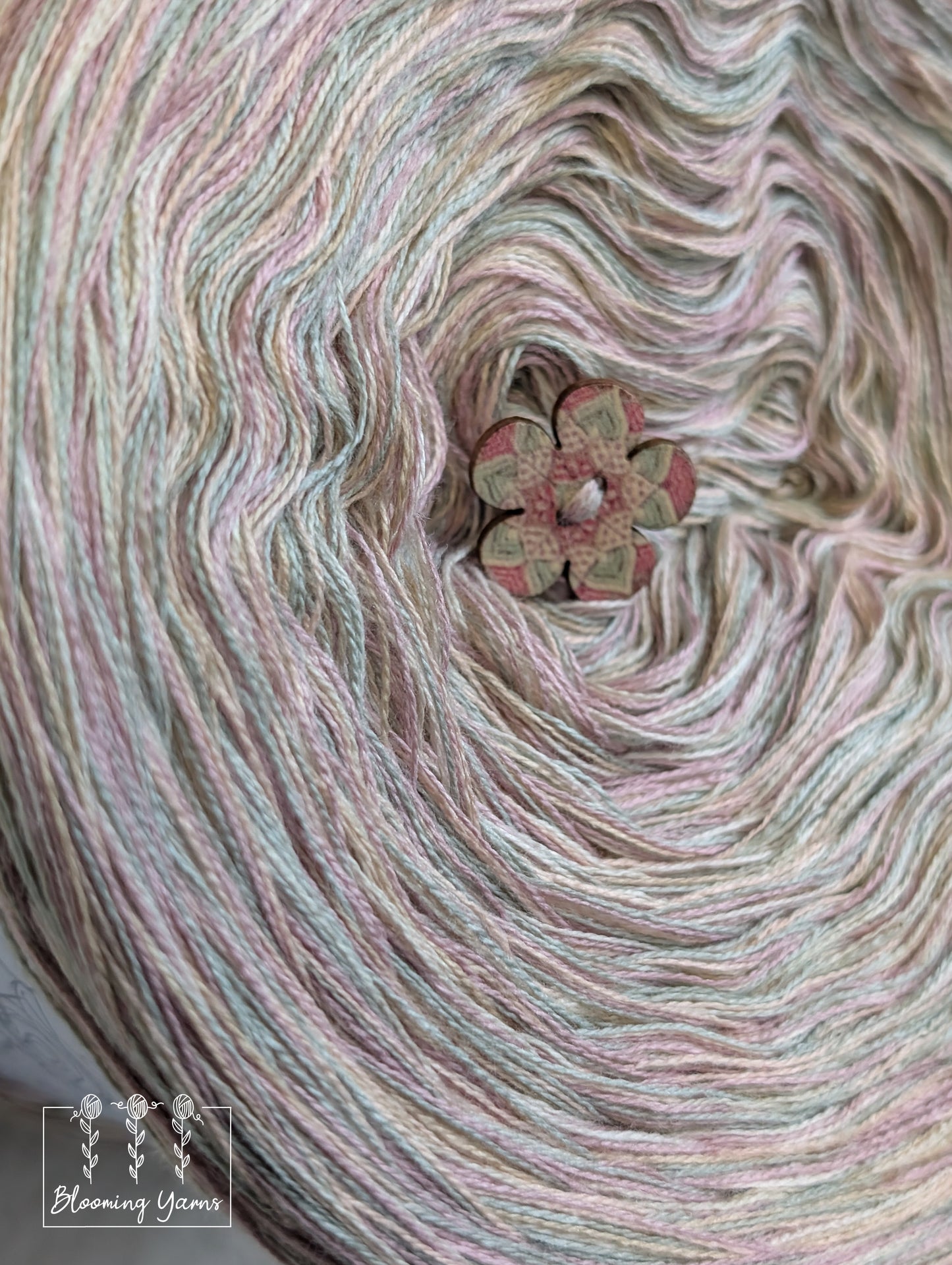 Melange yarn cake colour combination MEL006