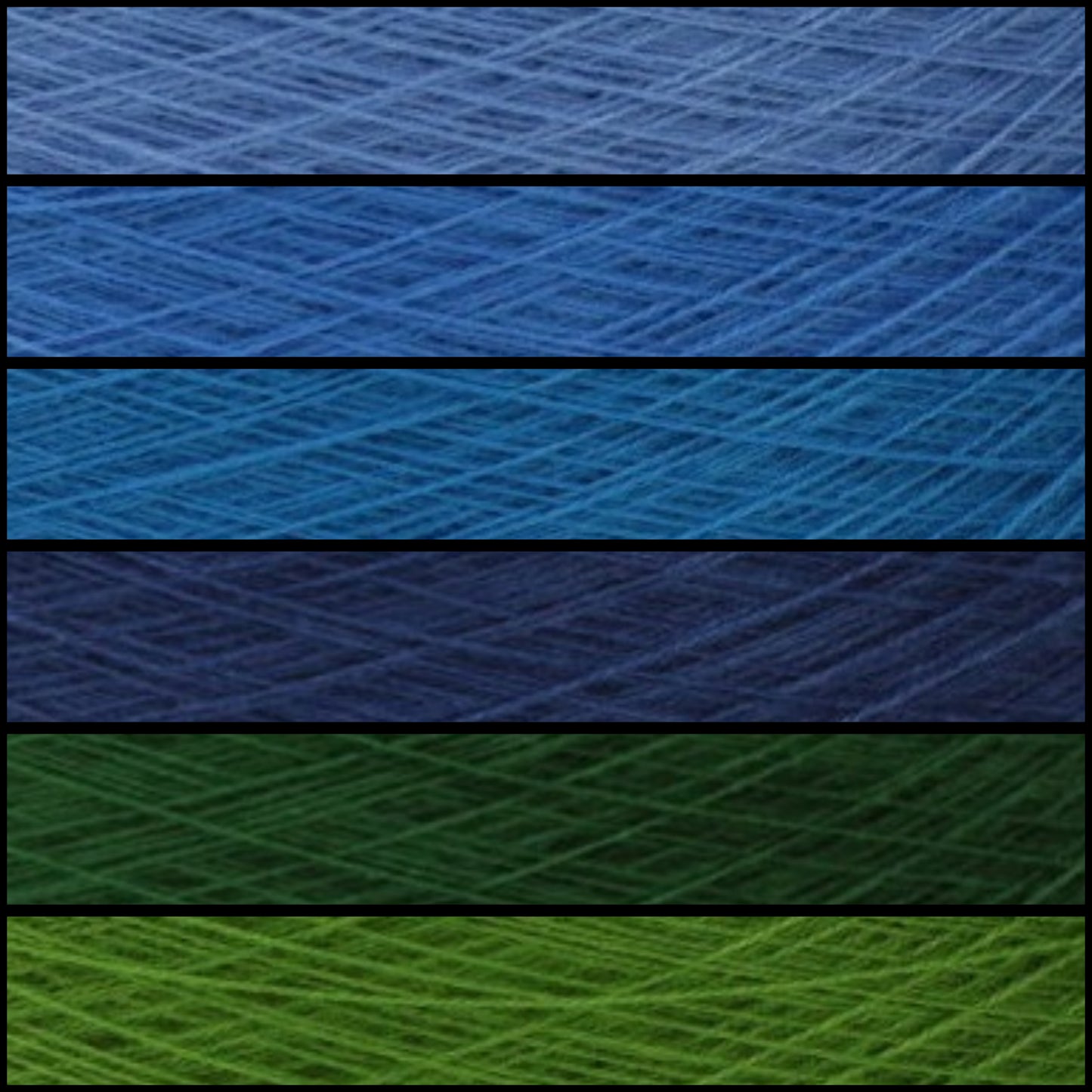 "Hydrangea Blue" gradient ombre yarn cake