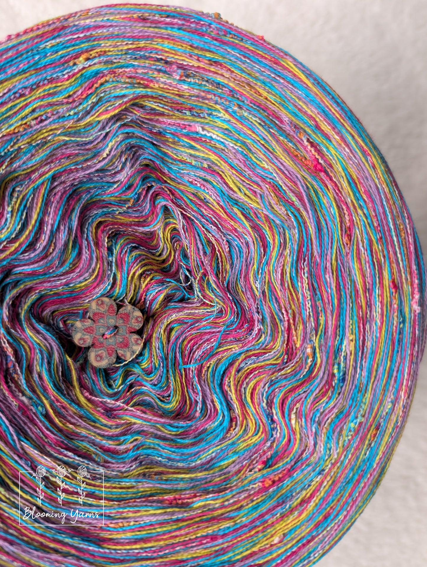 Melange yarn cake colour combination C368