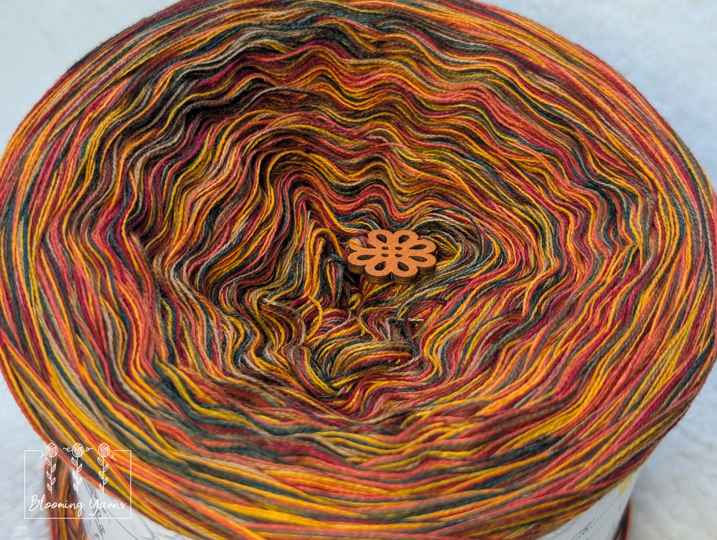 Melange yarn cake colour combination MEL008