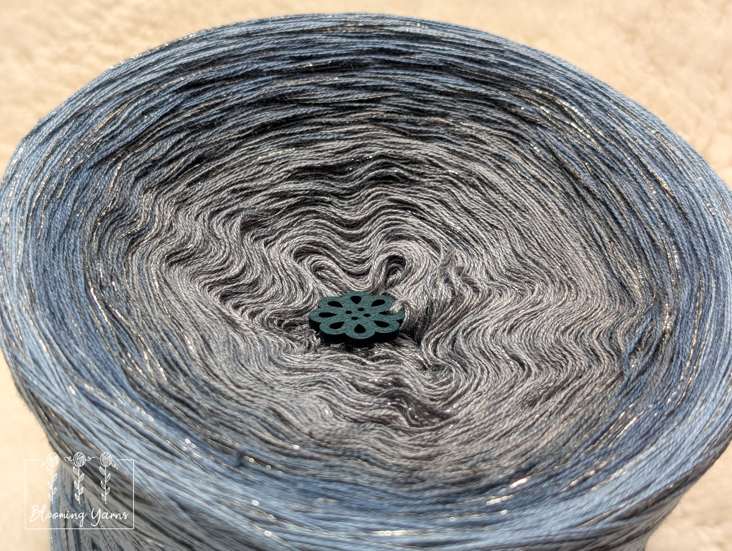 Gradient ombre yarn cake colour combination C378