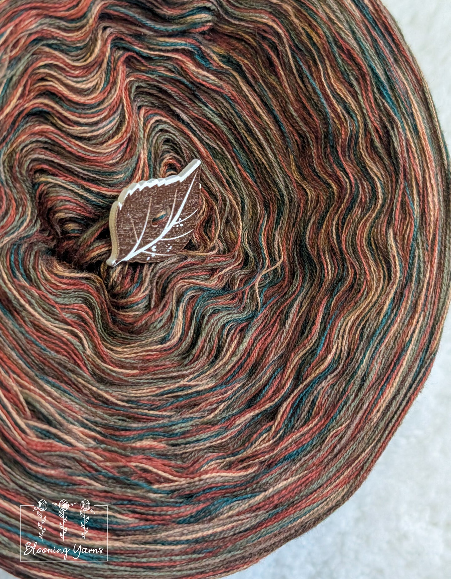 Melange yarn cake colour combination MEL007