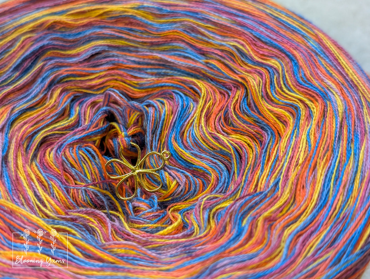 Melange yarn cake colour combination MEL001