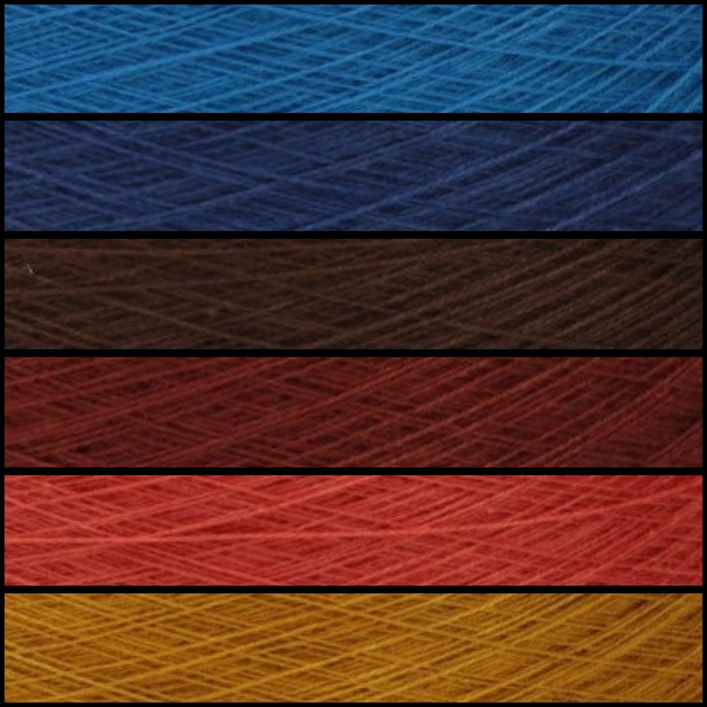 Gradient ombre yarn cake colour combination C417