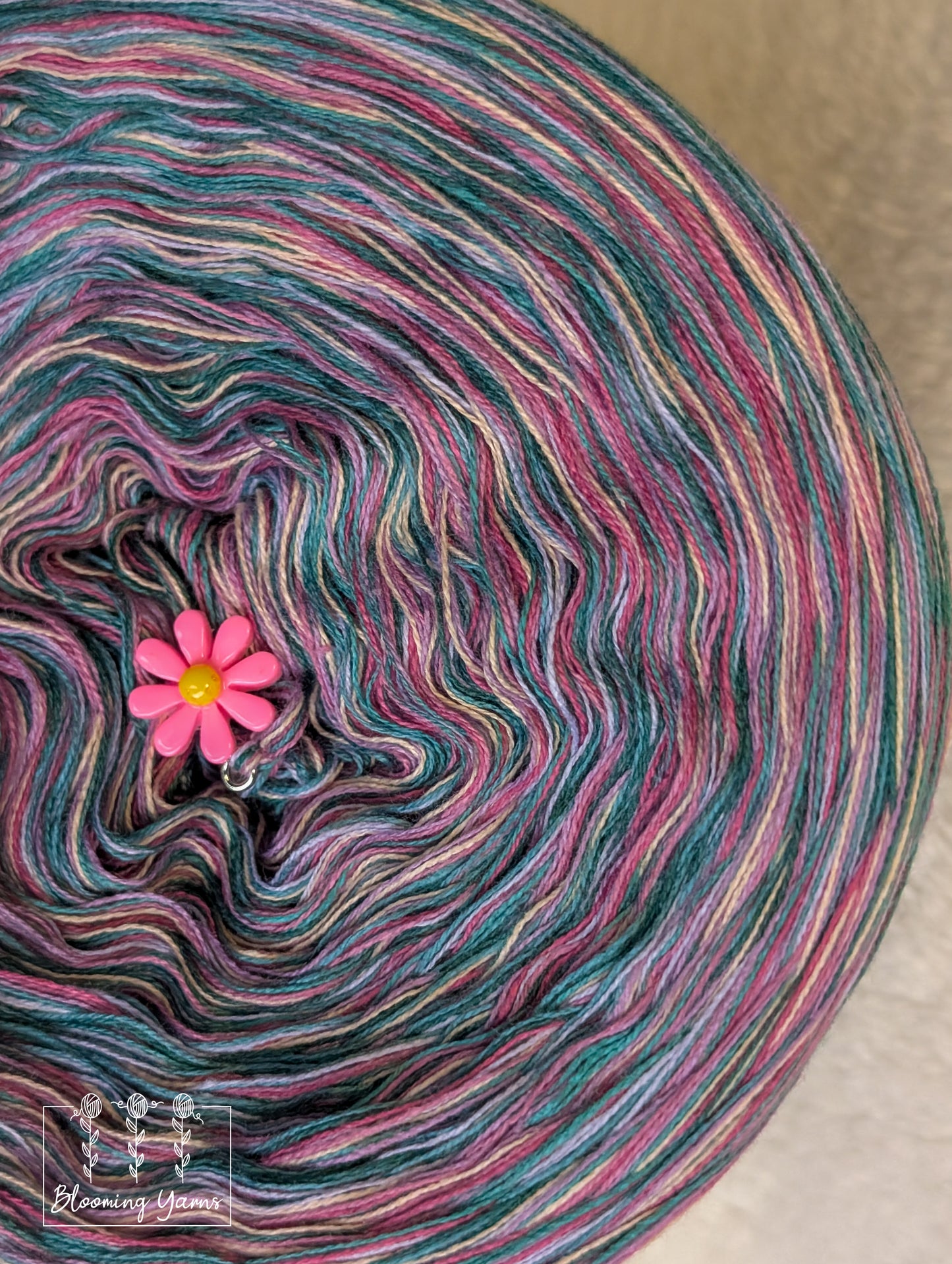 Melange yarn cake colour combination MEL009