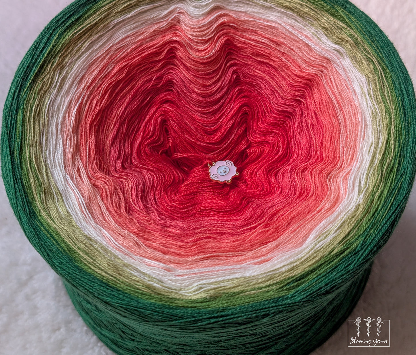 Gradient ombre yarn cake colour combination C409