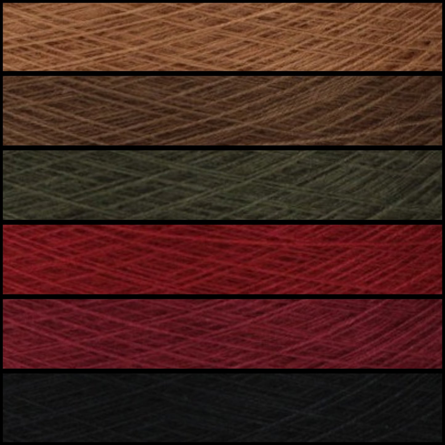 Gradient ombre yarn cake colour combination C411