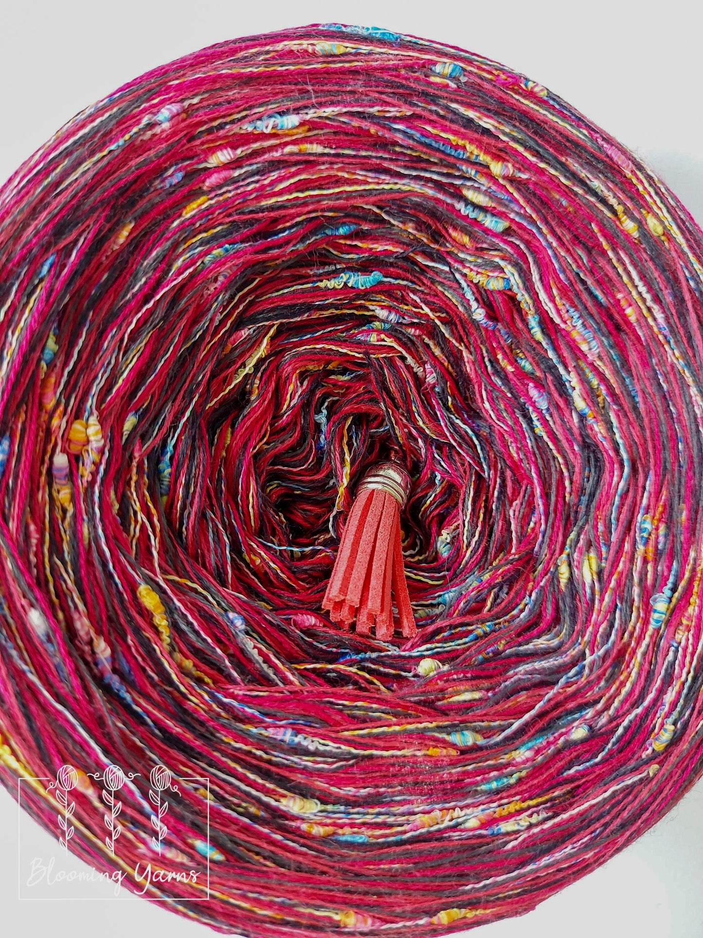 Melange yarn cake colour combination M037