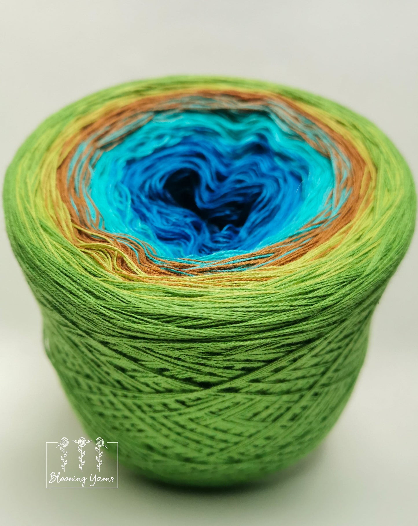 Gradient ombre yarn cake, colour combination C161 by Klaudia Kamieniorz