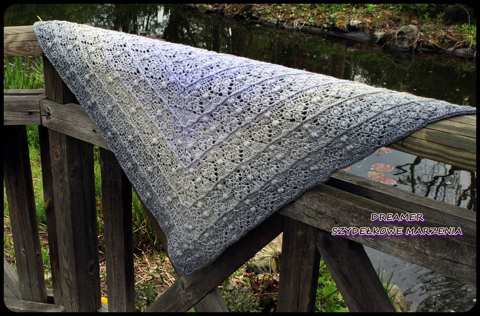 Silento shawl pattern by Dreamer- Szydełkowe Marzenia