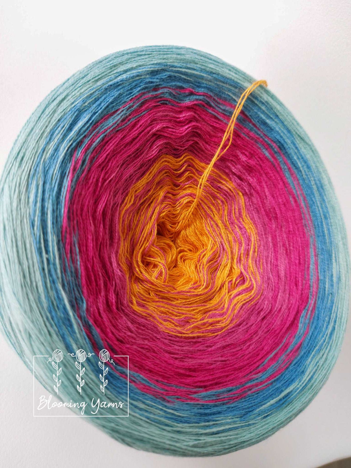 Gradient cake C092 cotton/acrylic 3PLY, 340g, 1700m