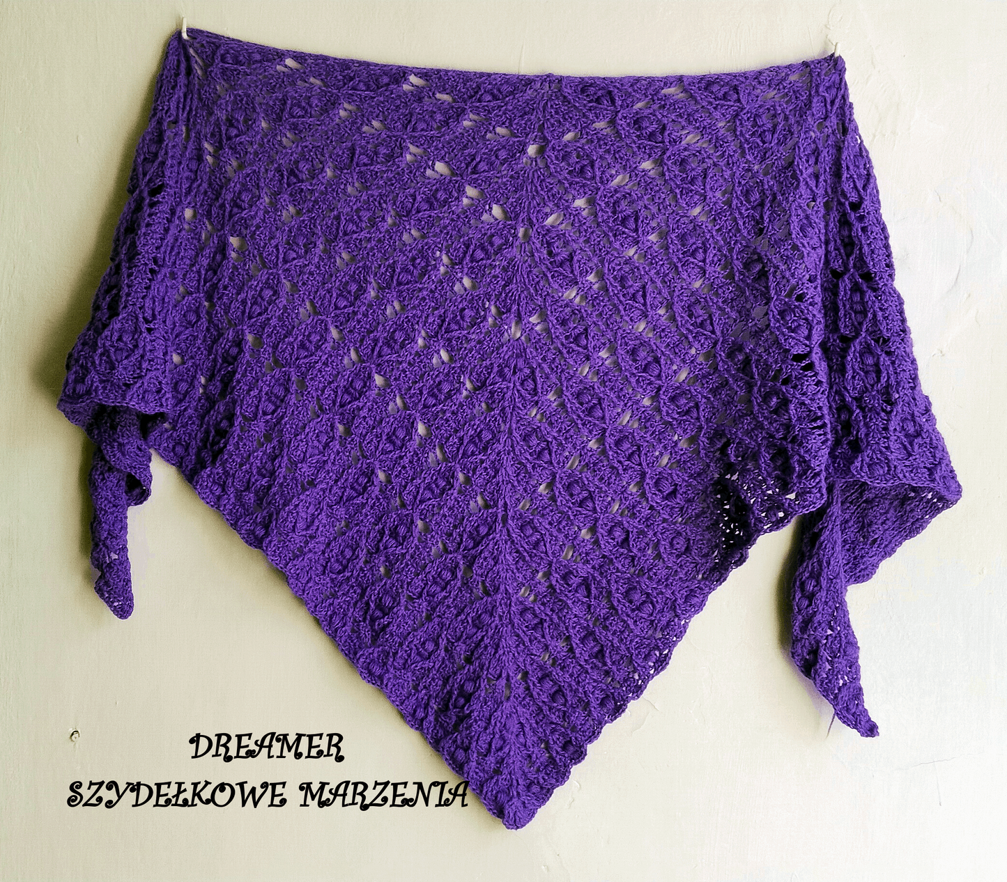 Cerbo shawl pattern by Dreamer- Szydełkowe Marzenia