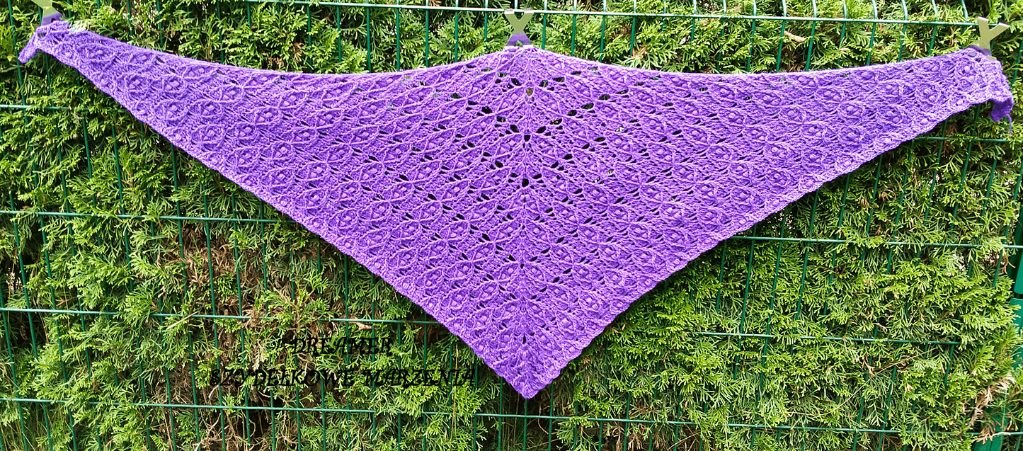 Cerbo shawl pattern by Dreamer- Szydełkowe Marzenia