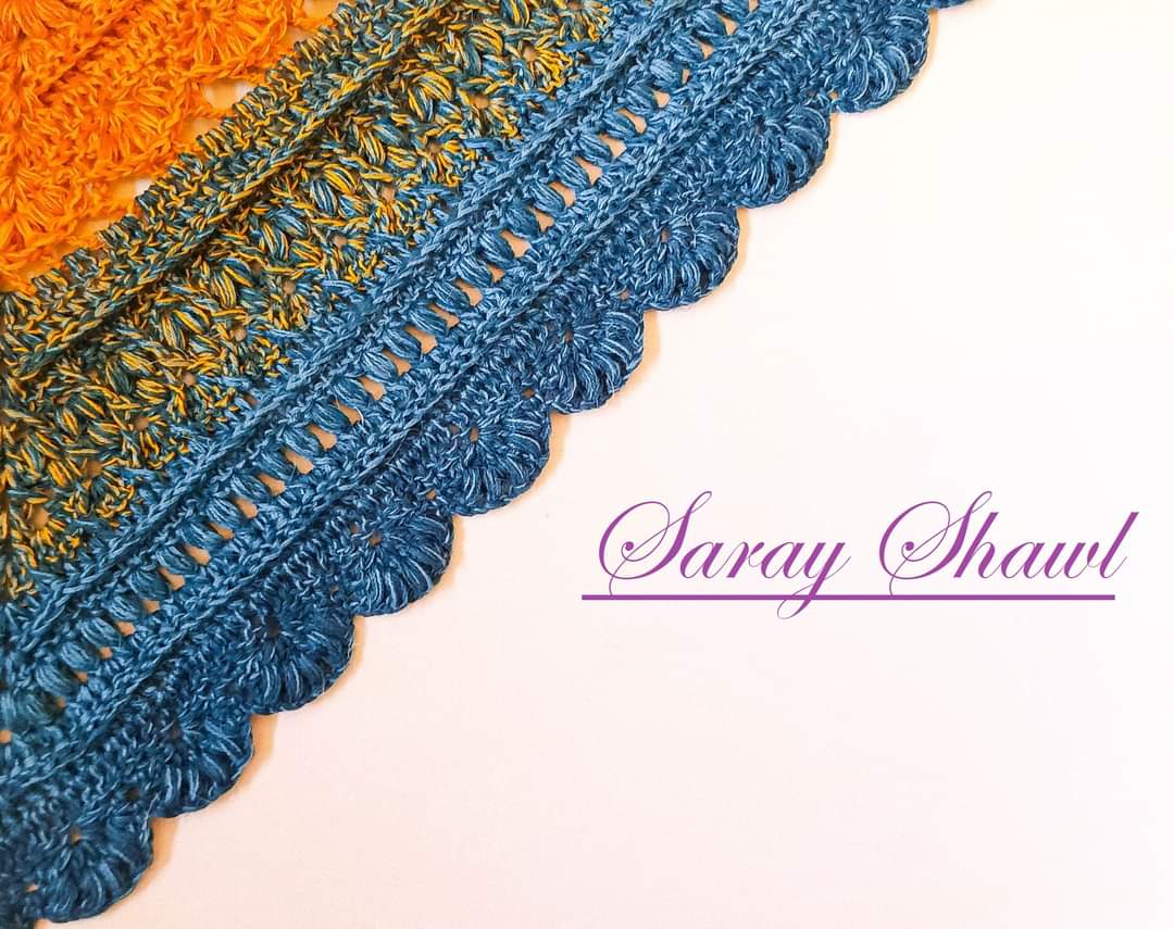 Saray shawl pattern by Ancy-Fancy