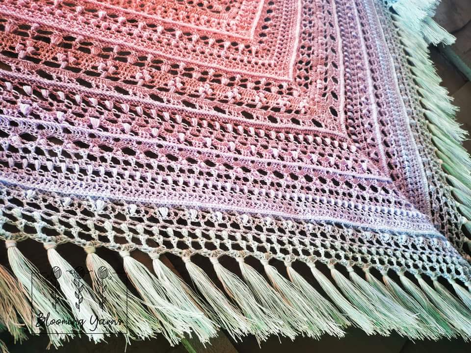 Sandy shawl pattern by Ancy-Fancy in Polish only