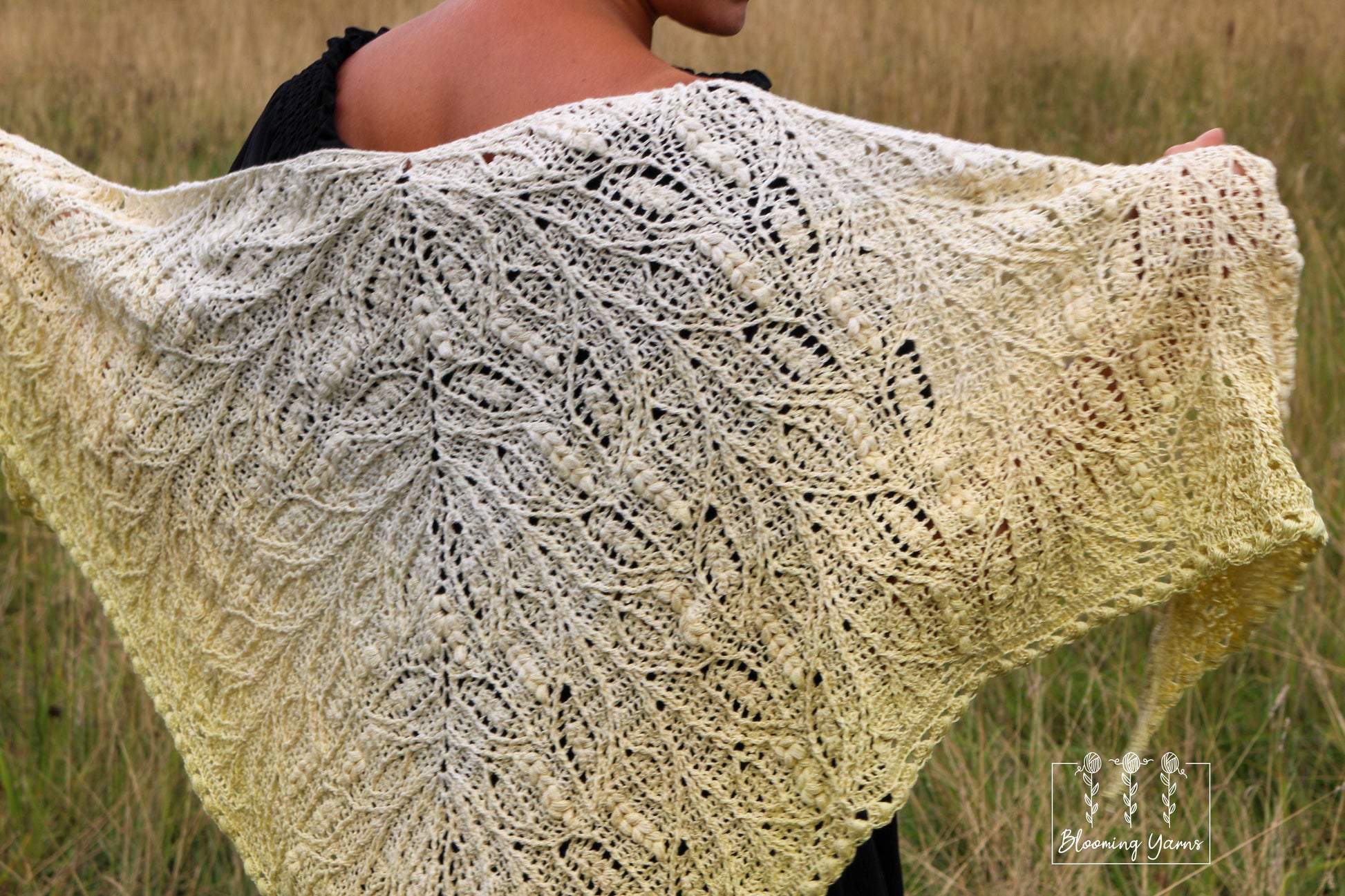 Crochet shawl Loriena