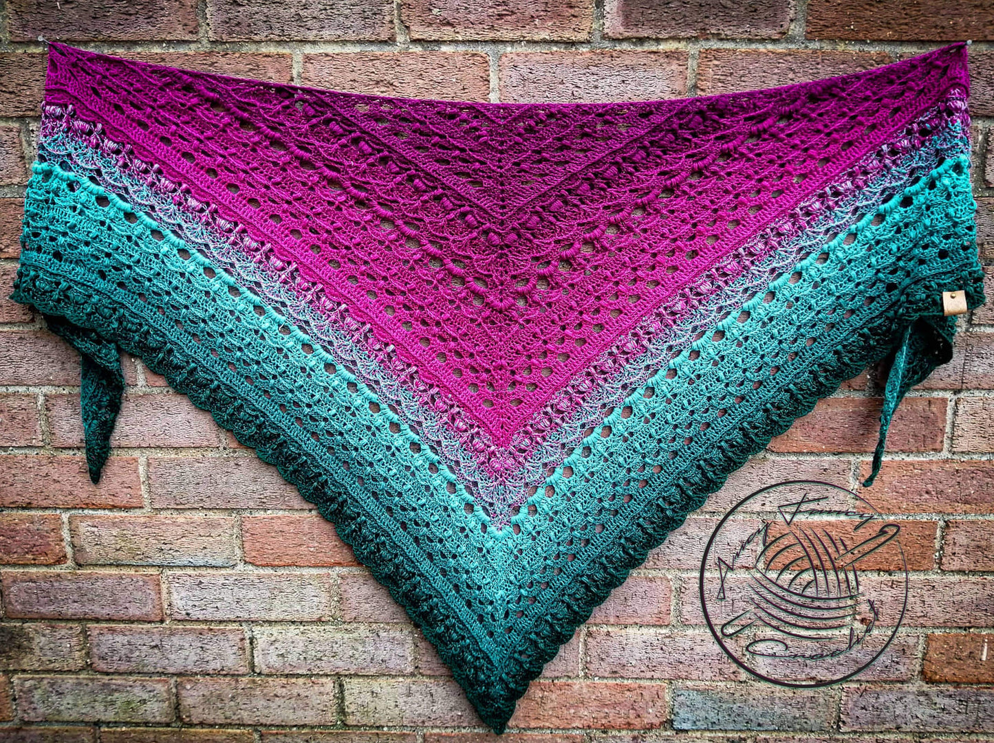 Raisa shawl pattern by Ancy-Fancy