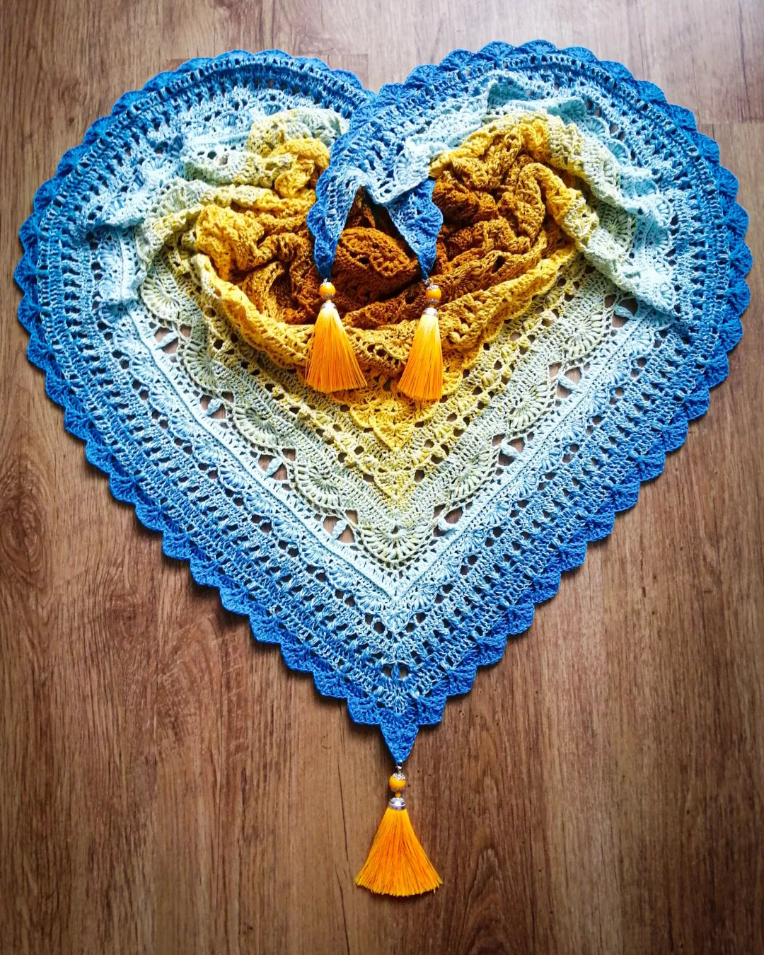Poseidon shawl pattern by Ancy-Fancy