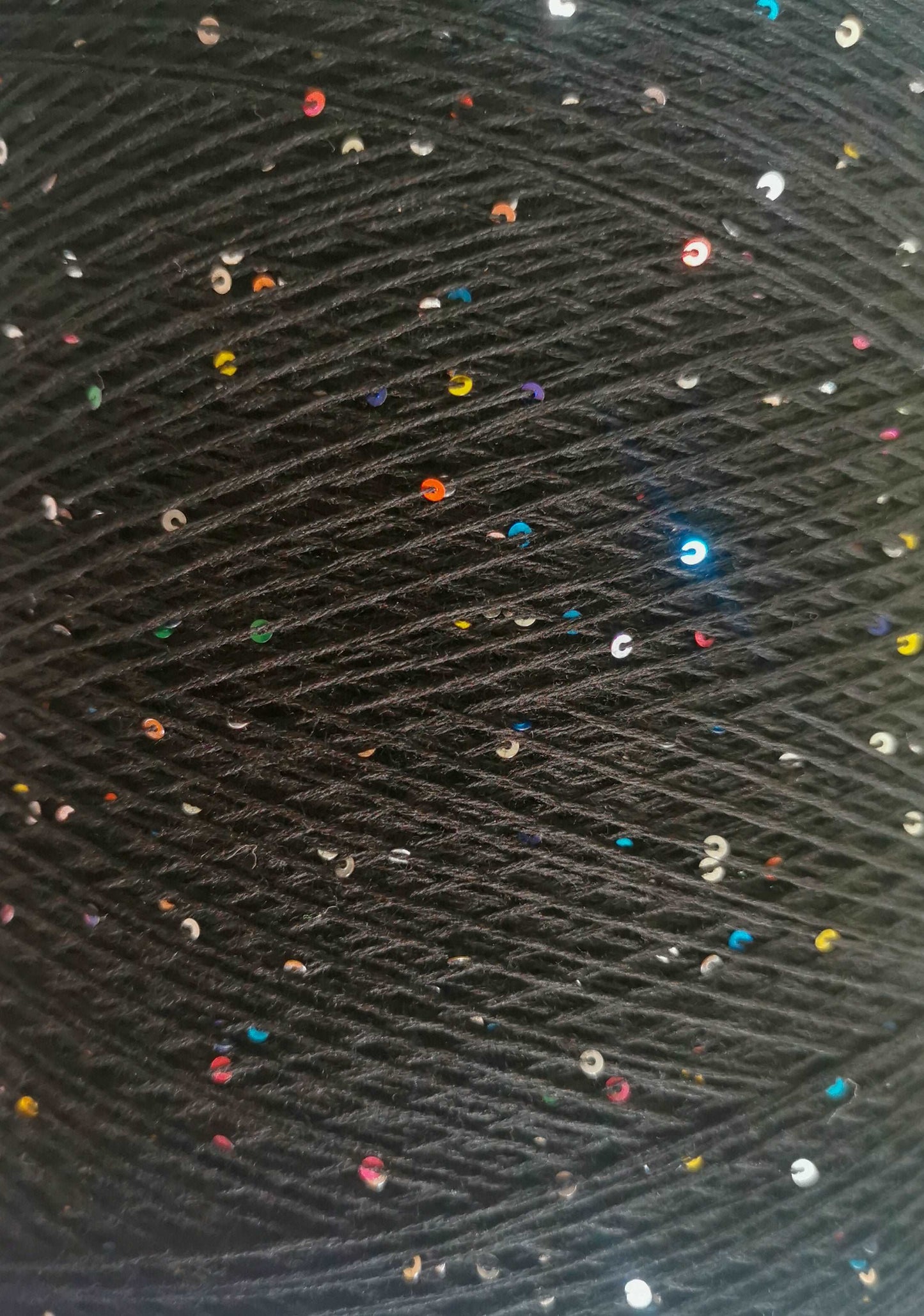 cotton thread with 3mm sequins