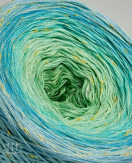 Gradient ombre yarn cake,  spring colour combination C200