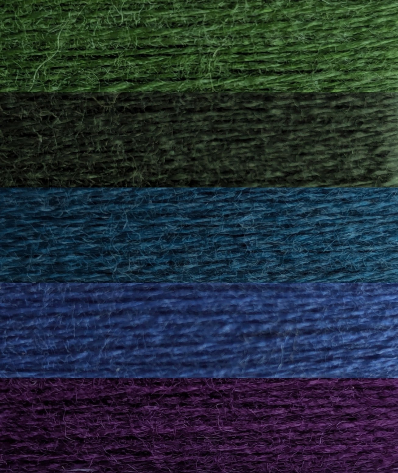 Gradient ombre yarn cake colour combination MA006