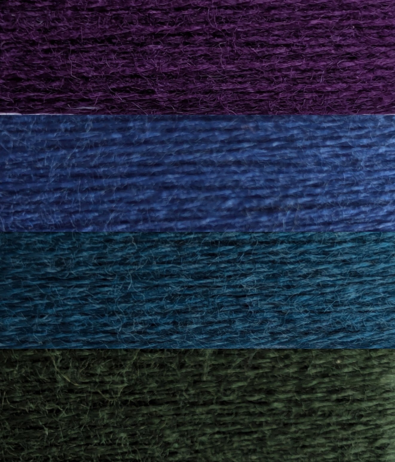 Gradient ombre yarn cake colour combination MA009