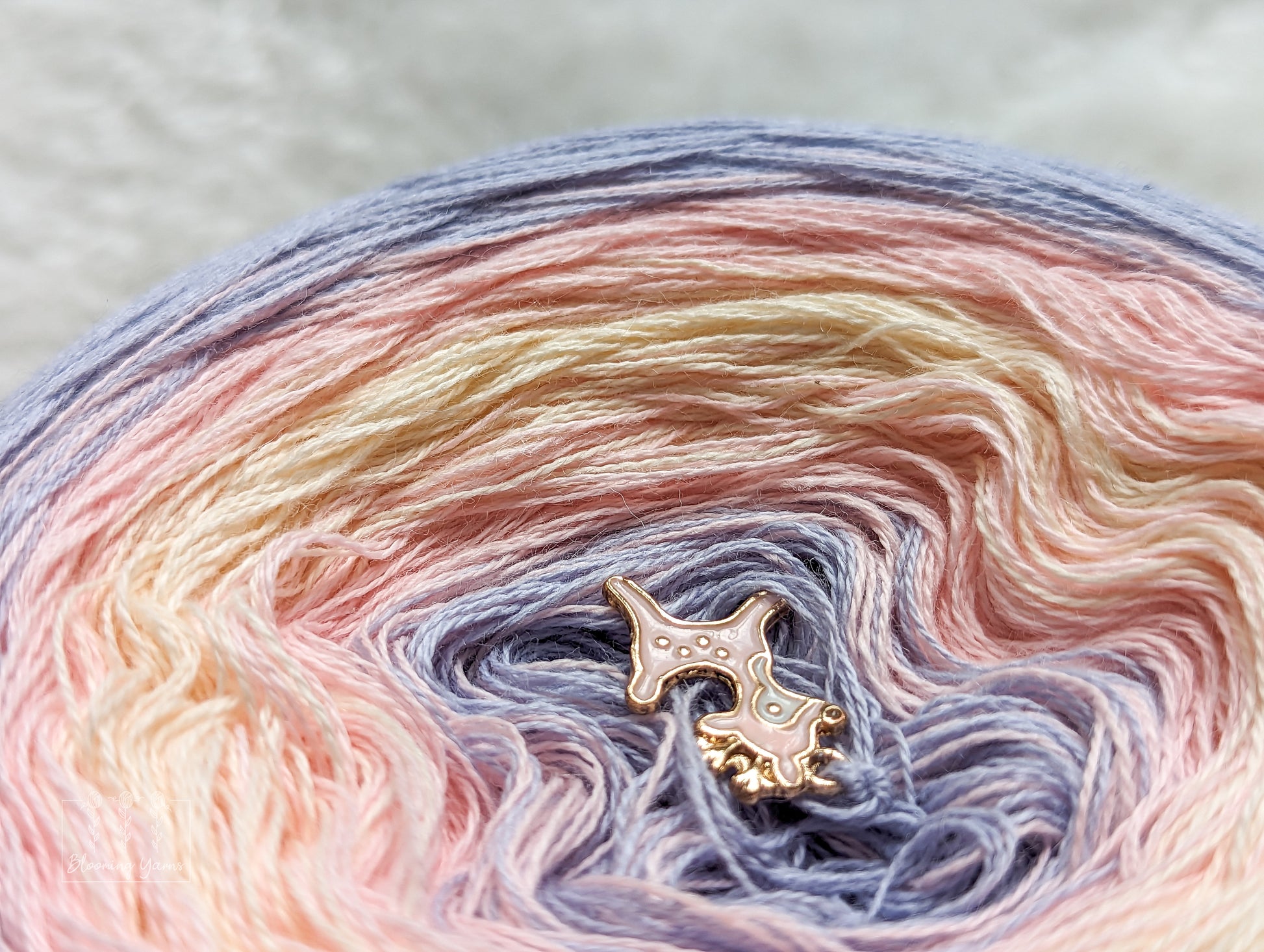 Gradient ombre yarn cake, colour combination C155 by Klaudia Kamienior –  Blooming Yarns by KW