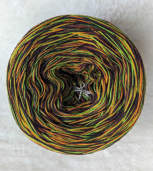 Melange yarn cake colour combination C262