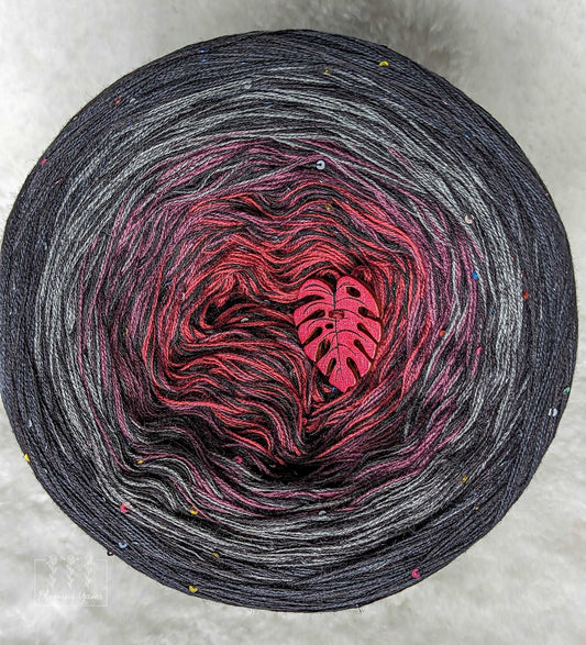 Gradient ombre yarn cake, colour combination C264