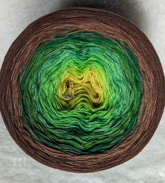 Gradient ombre yarn cake, colour combination C274