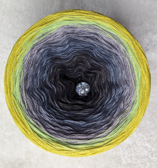 Gradient ombre yarn cake, colour combination C295