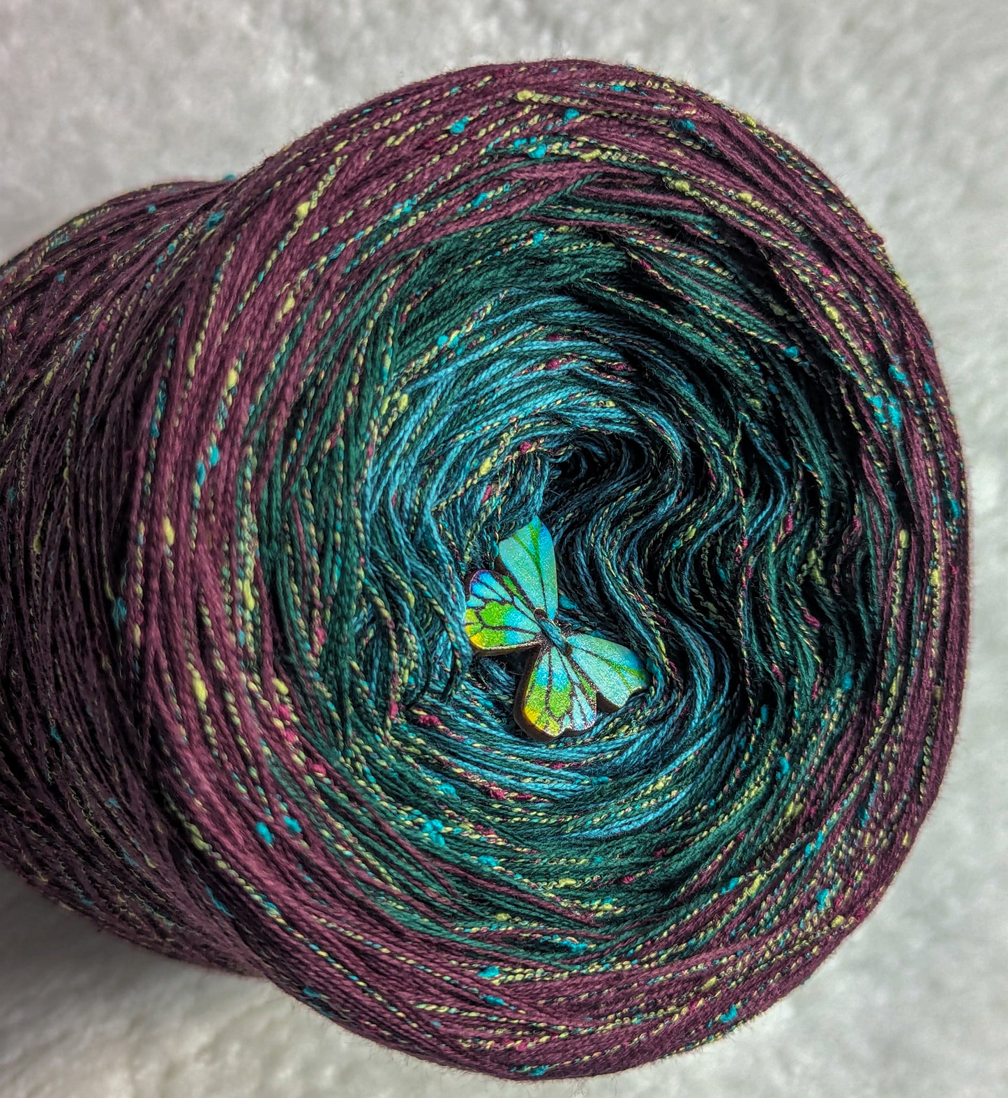 Gradient ombre yarn cake, colour combination C300