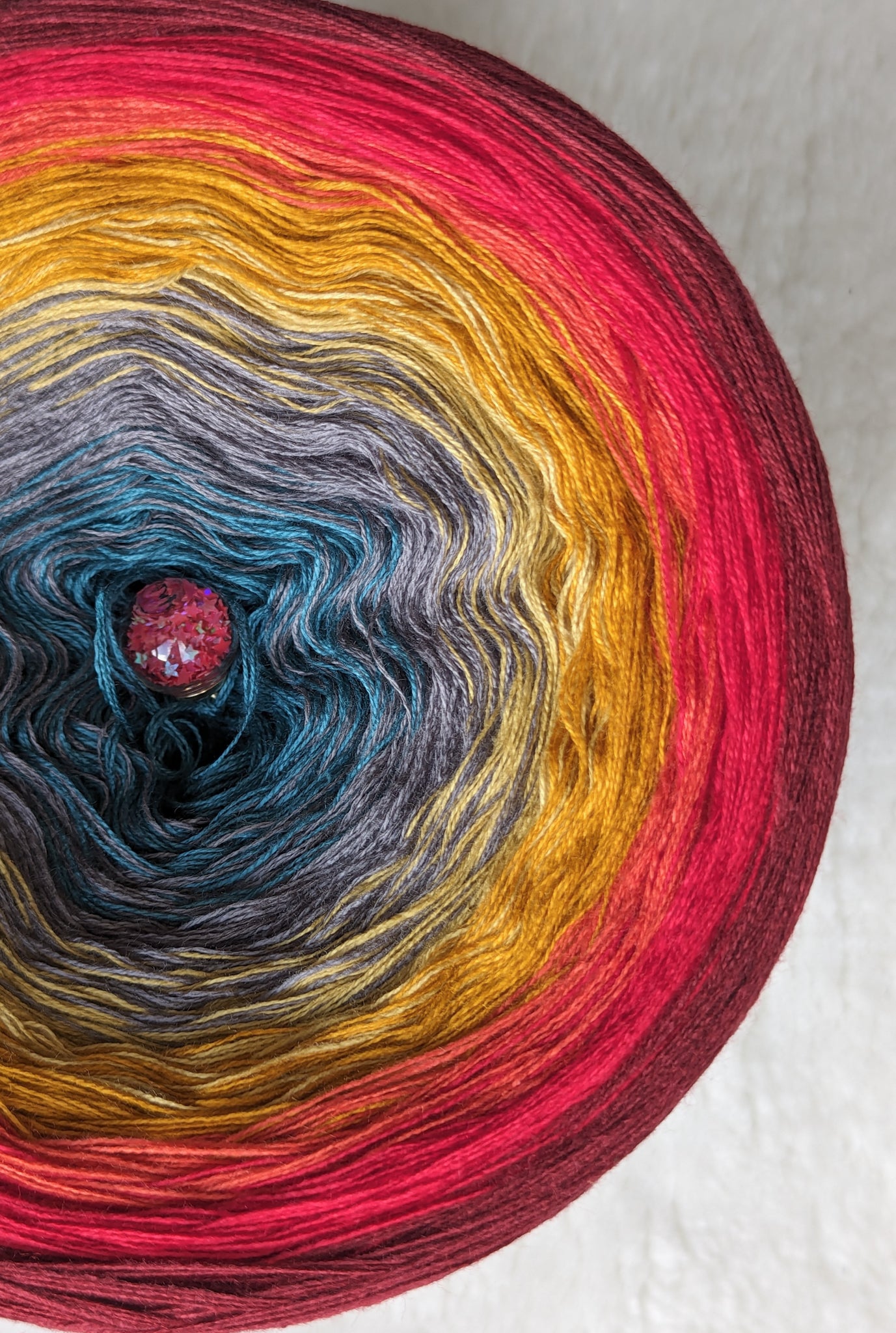 Gradient ombre yarn cake, colour combination C308