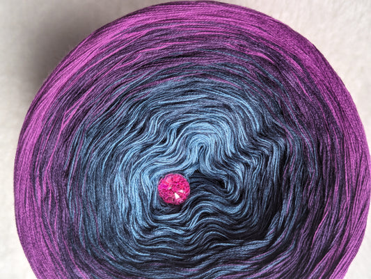 Gradient ombre yarn cake, colour combination C311