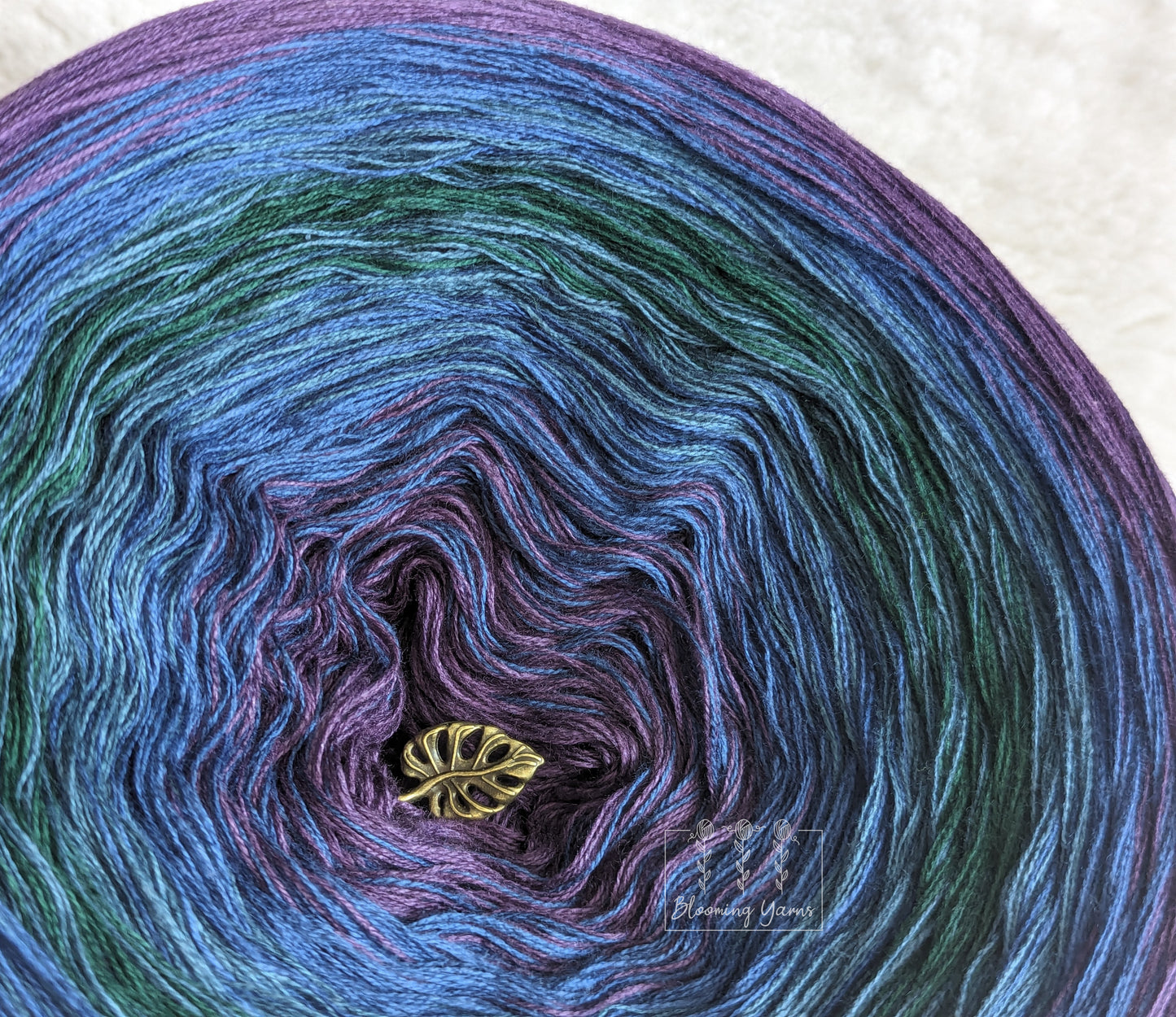 Gradient ombre yarn cake colour combination C314