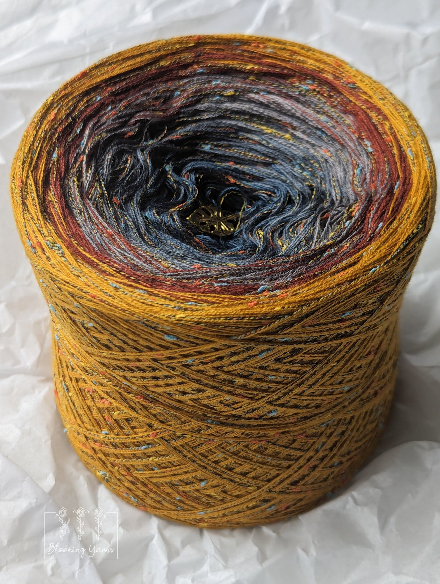 "Autumn Parkway" gradient ombre yarn cake