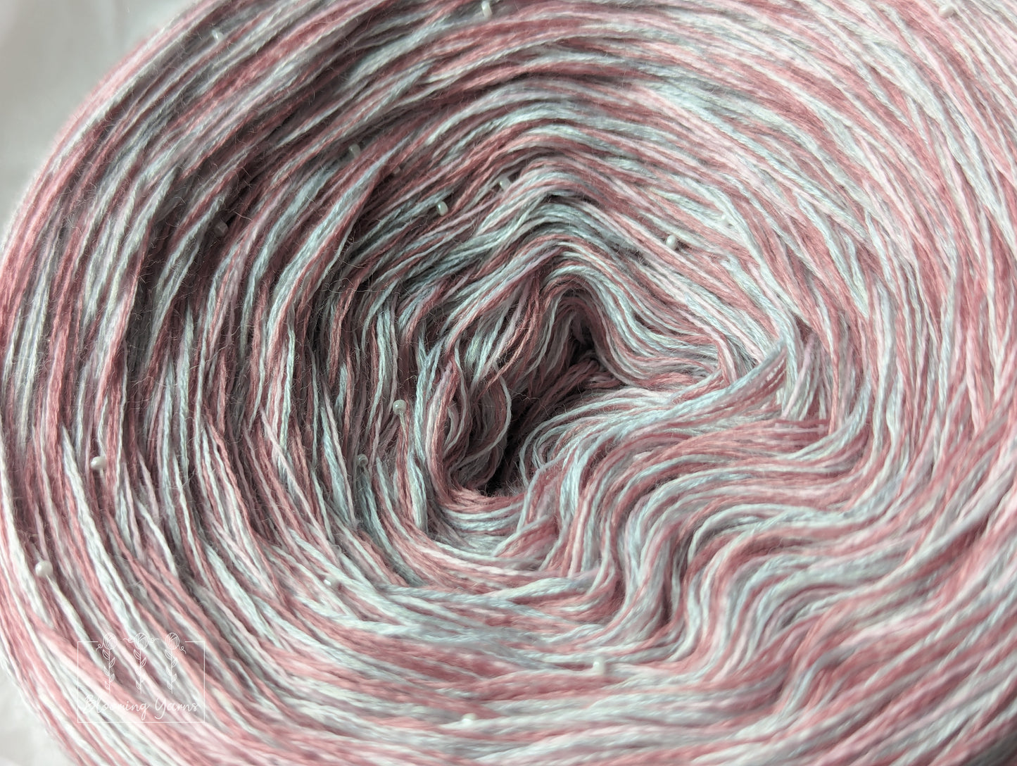 Melange yarn cake merino/acrylic M054