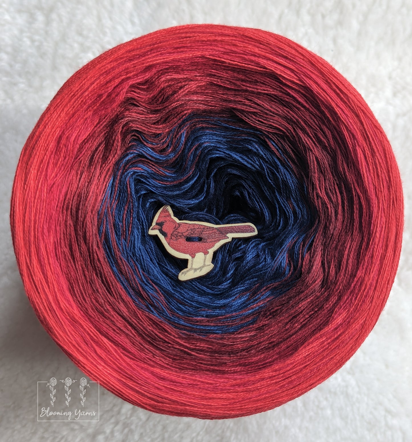 "Eclectus" gradient ombre yarn cake