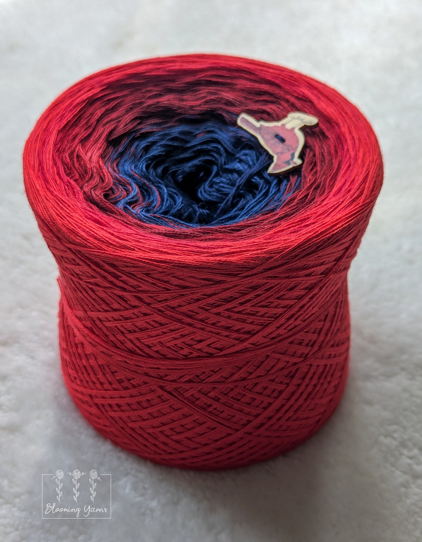 "Eclectus" gradient ombre yarn cake