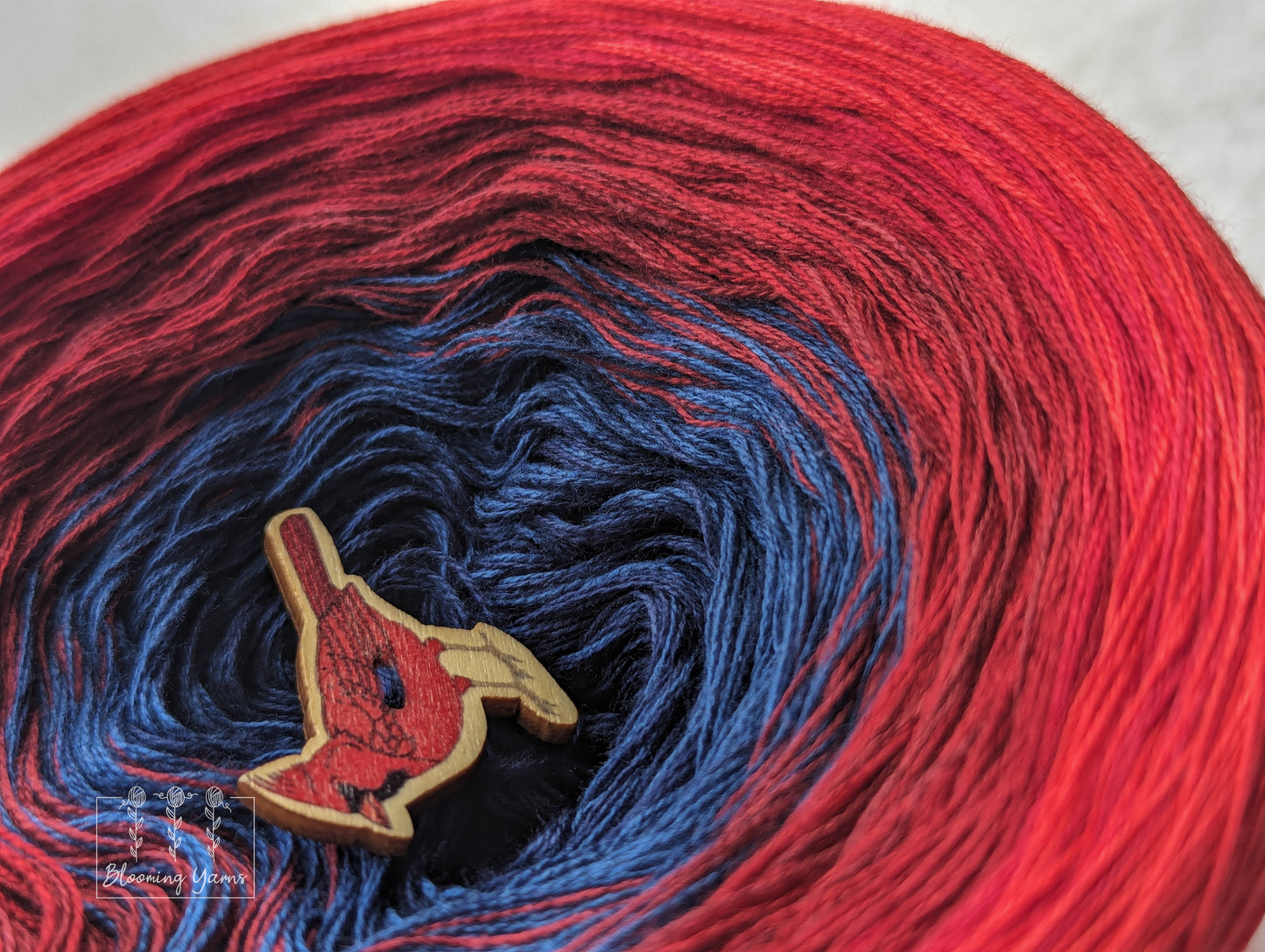 "Eclectus" gradient ombre yarn cake