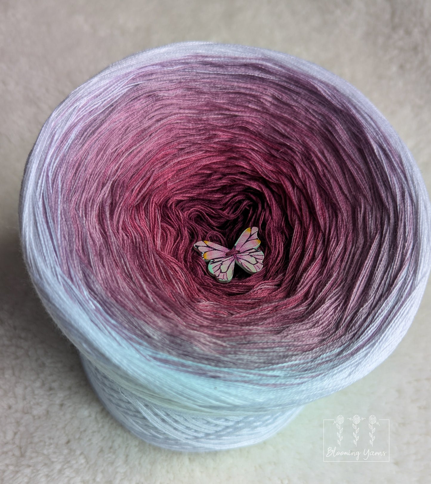 Gradient ombre yarn cake colour combination C340