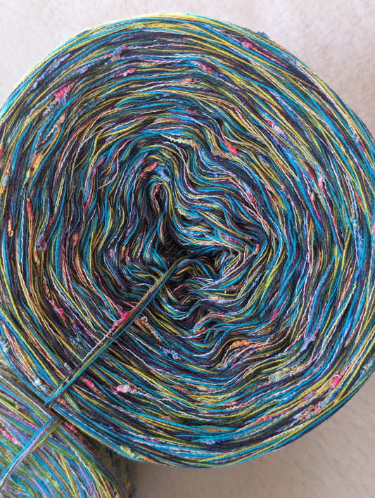 Melange yarn cake colour combination C342