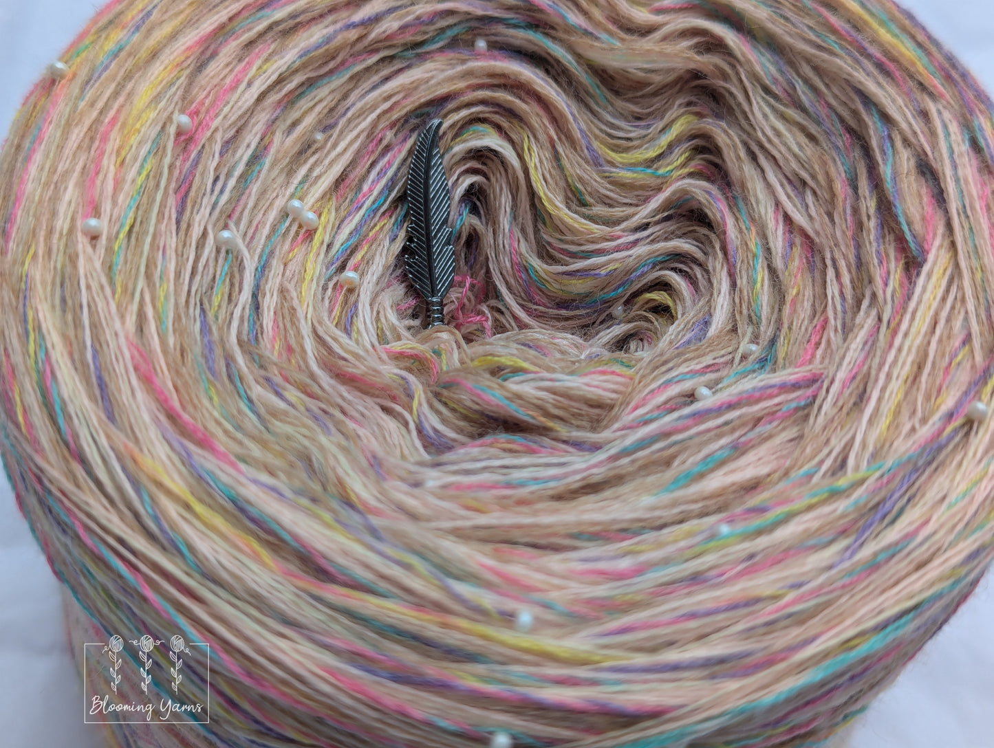 Melange yarn cake SW10