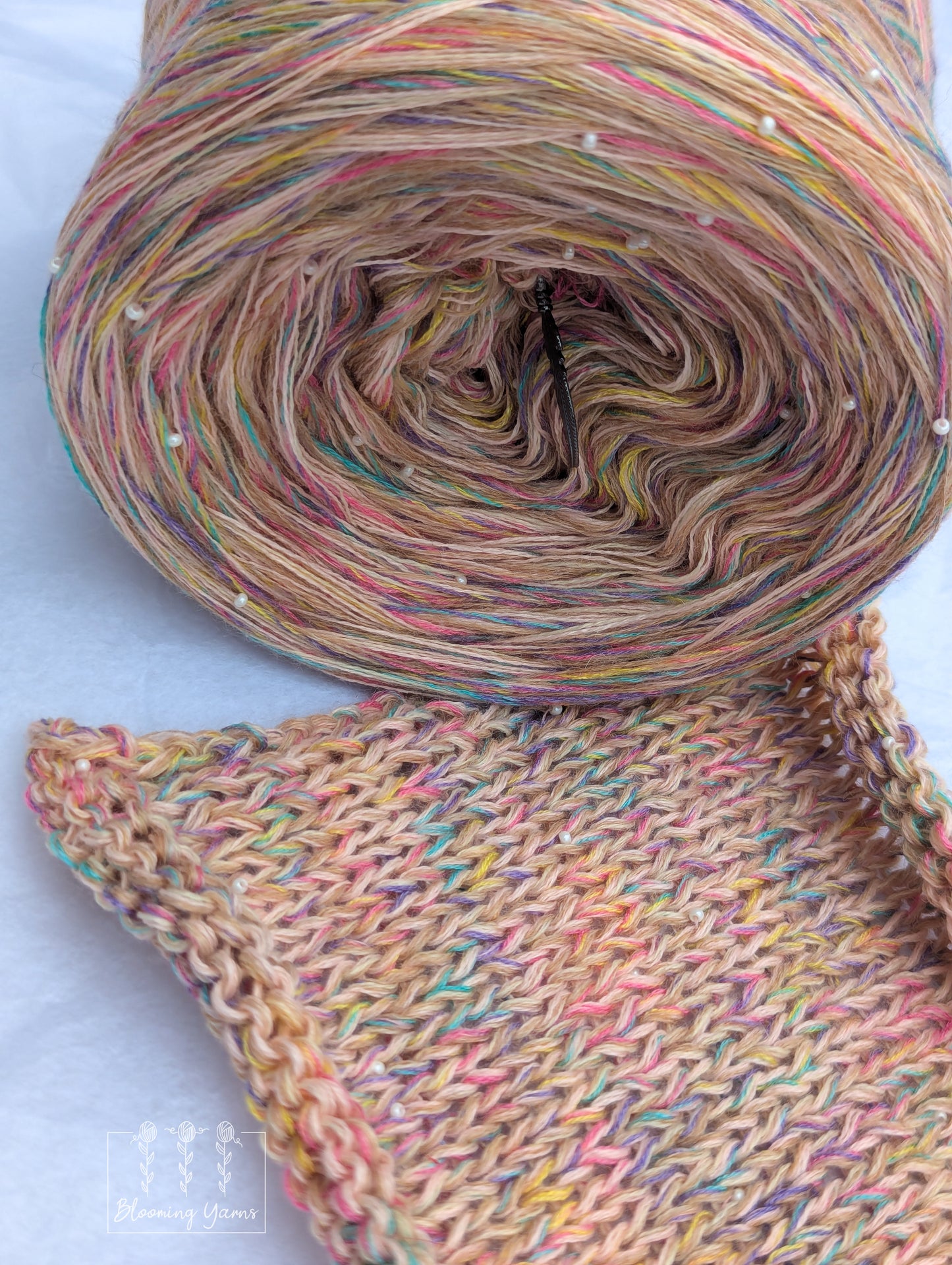 Melange yarn cake SW10