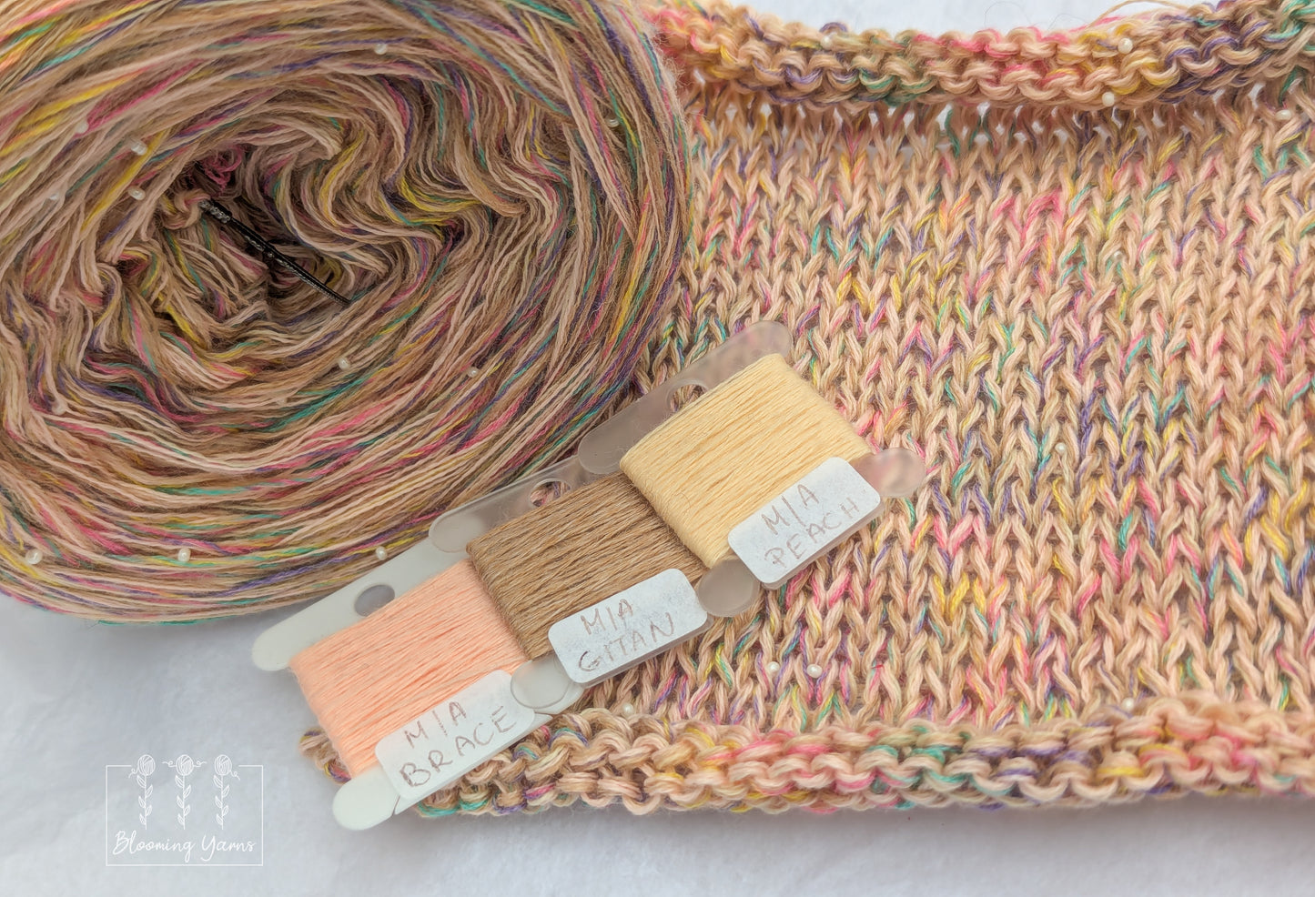 Melange yarn cake SW10