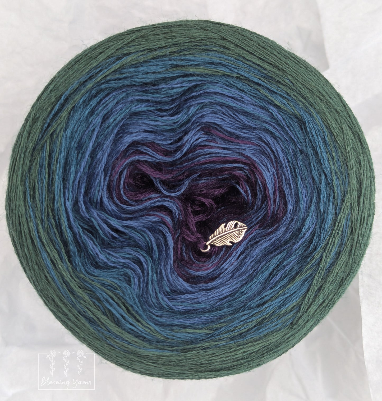 Gradient ombre yarn cake colour combination MA009