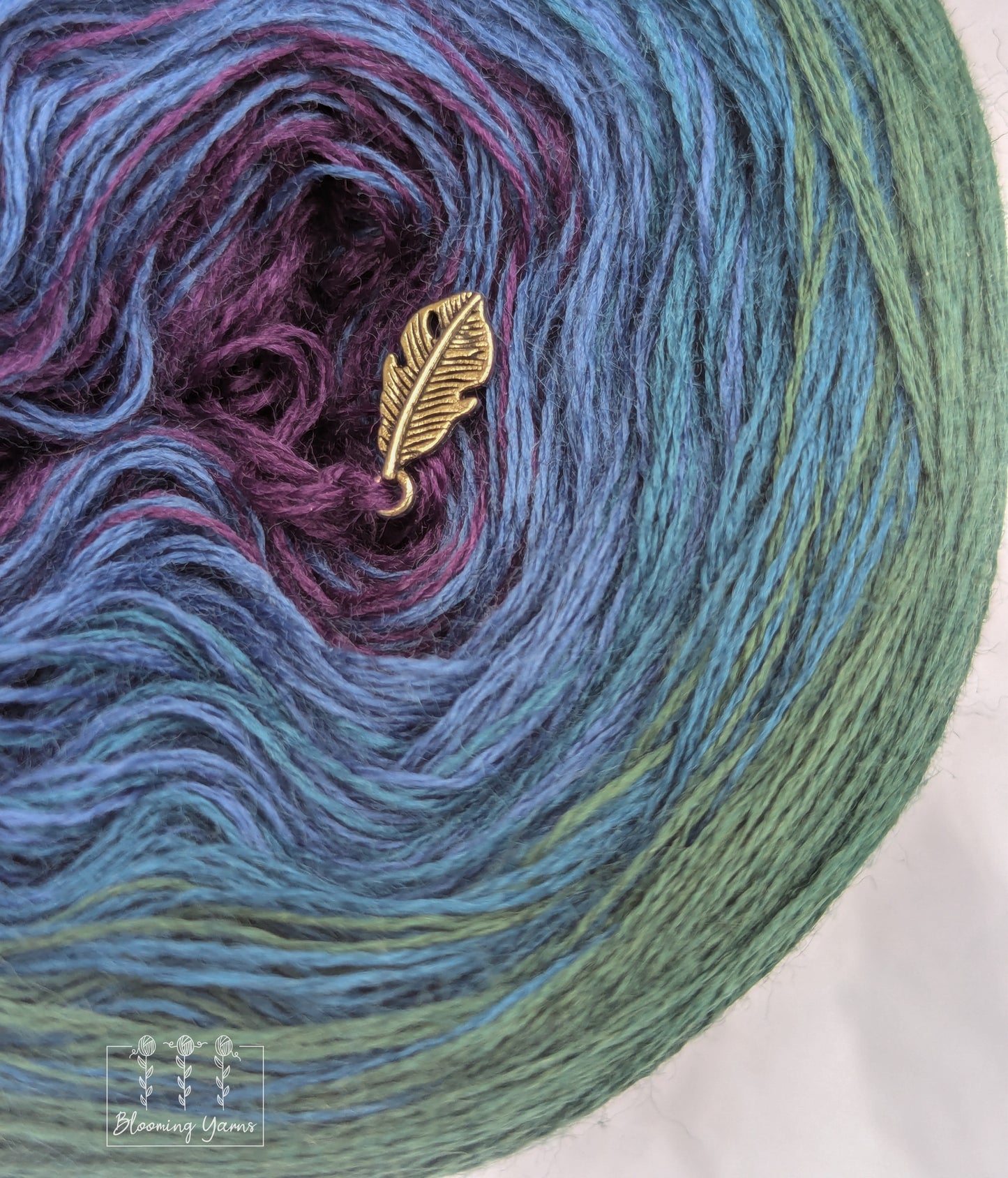 Gradient ombre yarn cake colour combination MA009